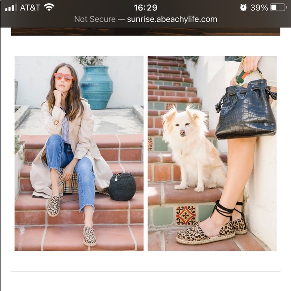 TOMS x CLARE V Katalina Espadrille in Leopard - Picture 4 of 12